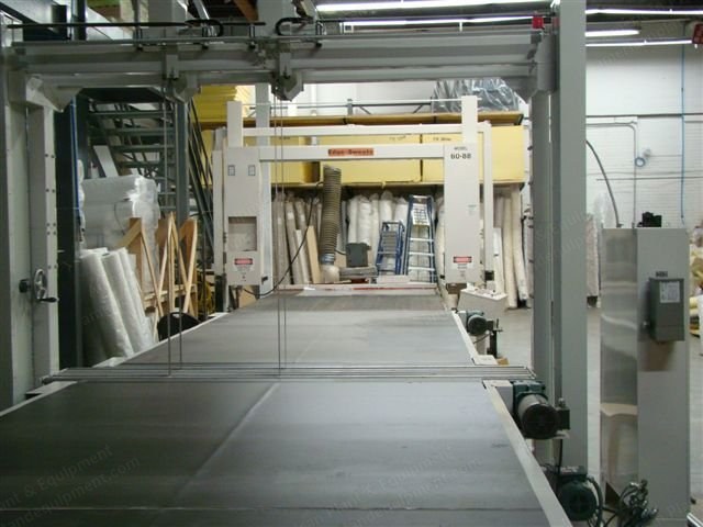 Esco, 90F, 2010, Trim Saw, 2 Vertical Blades, 60 inch Cutting Height, 88 inch Conveyor Width