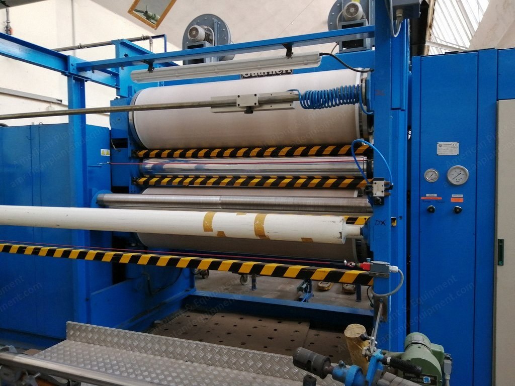 Ramisch/Guarneri, E360.2000, 1999, Calender, Working Width 2400mm, 3 Rollers, 60 Tons Pressure