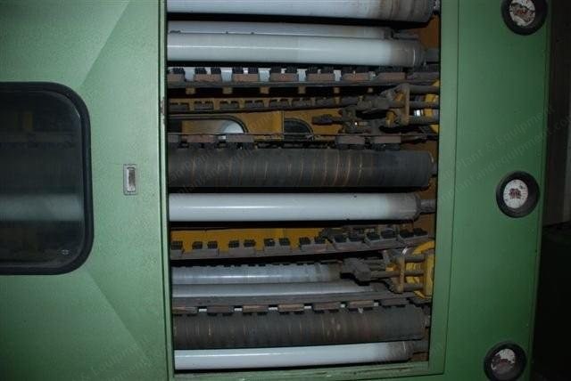 Fite, Brushing Line for Corduroy, 1979, 3 Brushing Machines, with Polish Machine and Corduroy Cut Machines