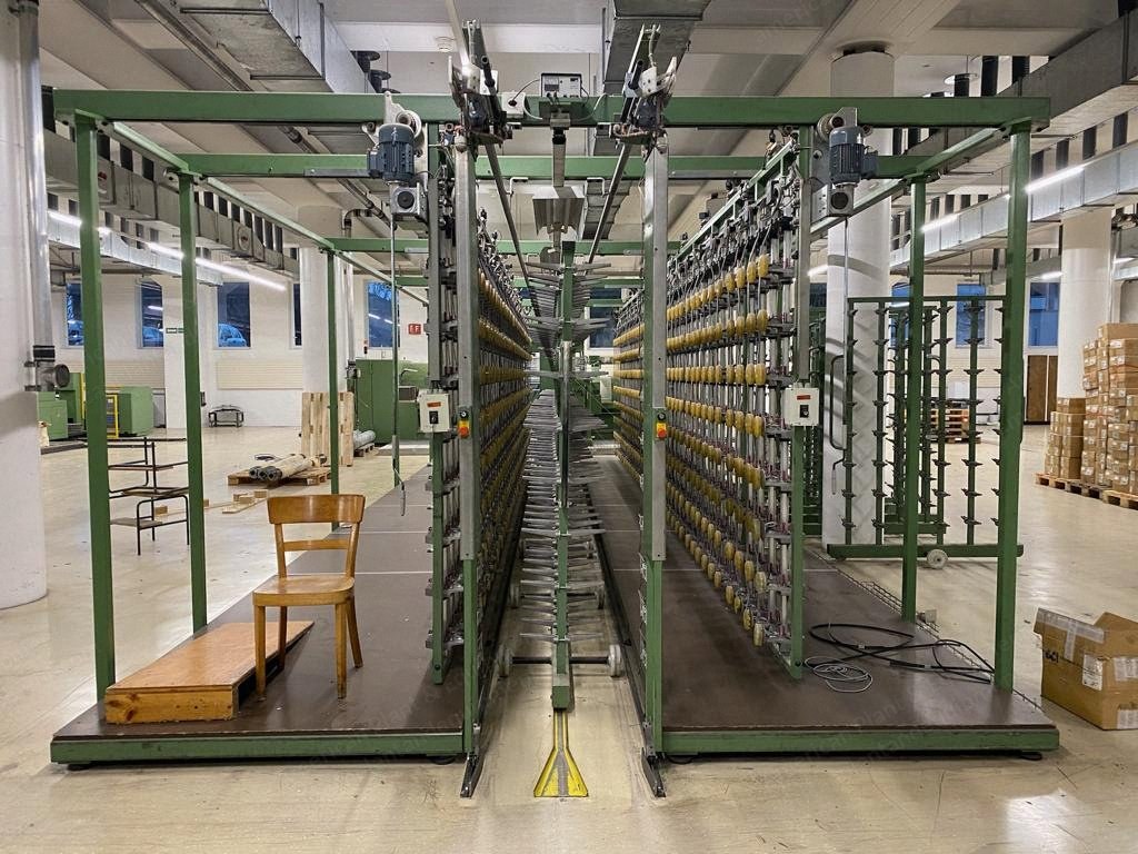Karl Mayer, ROB 2200, 2002, Sectional Warper, 2200mm Working Width, 640 Positions Creel