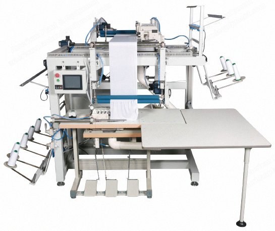 NovaStar, MU102, Fitted Sheet Automatic Overlock Sewing Machine, 200-500mm Sheet Height, 7000 RPM, 2 kW