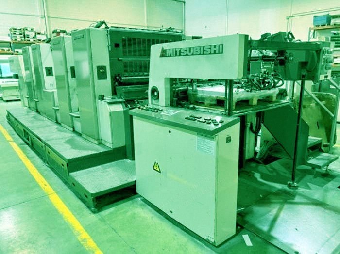 Mitsubishi, D 3000-4R, 2006, Sheetfed Offset Machine, 4 Colors, 1020x720mm