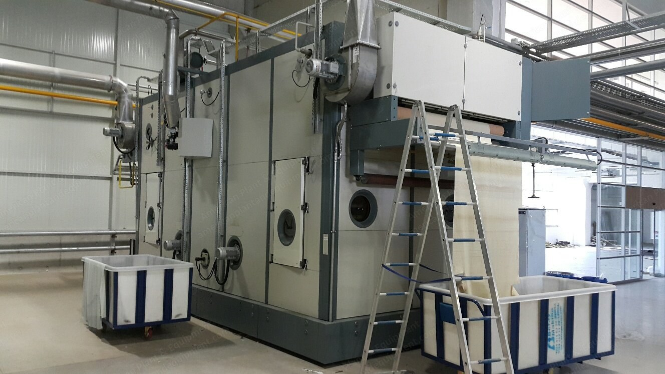 Arioli Steamer Machine, 2013, 2200mm Working Width, 200m Capacity, Gas Heated