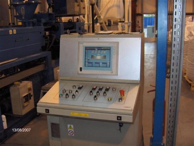 Amut, BA120, 2005, Twin Screw PVC Line, 143 HP, 1000mm Chill Rolls
