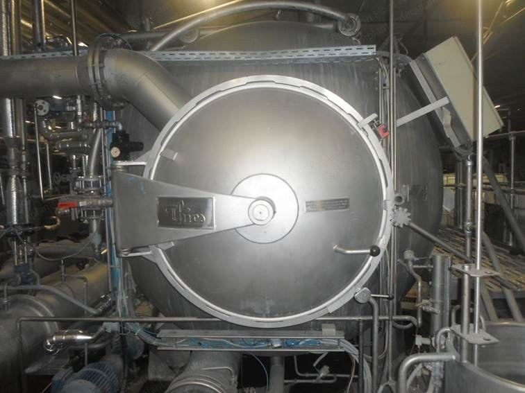 Thies, Tumbler, 1995, 80 kg Capacity, Low Steam Heated, 61.5 kW