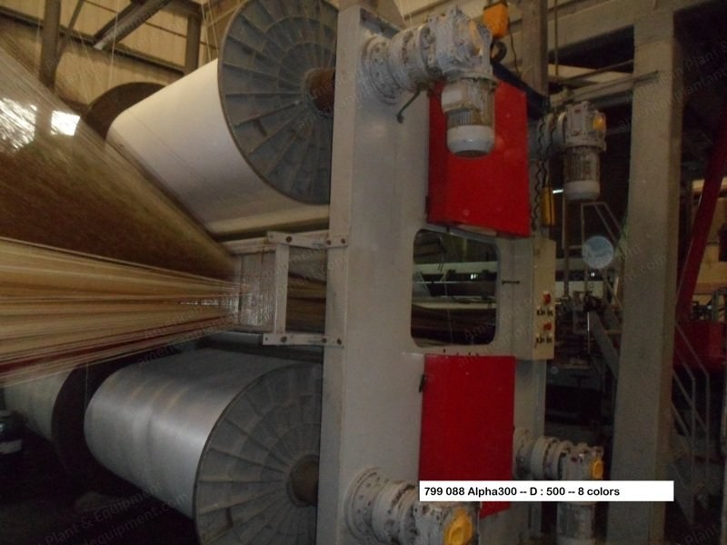 Schonherr, Alpha 300, 2002, 4000mm Width, Staubli LX2490 Jacquard, 8064 Hooks, 8 Colors