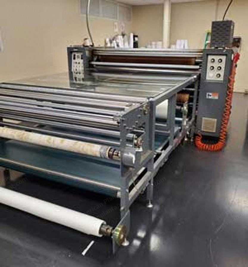 Eastsign, MOT-1742-H, 2016, Rotary Heat Press Machine, Working Width 63", 3 m/min, Oil Heated, 26 kW
