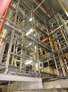 Actiw, 2400 Pallet, 2004, Automated Multistory Warehouse, 2400 Pallet Capacity, 240 Pallets/Hour Loading-Unloading Capacity