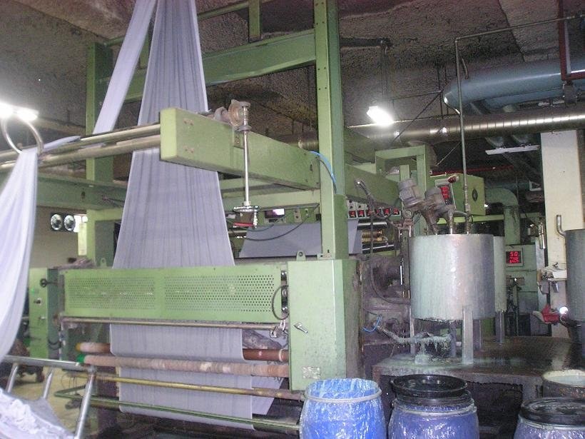 Ilsung Stenter, 2001, 2000mm, 8 Chambers, Pin Chain, Thermo Oil Heating