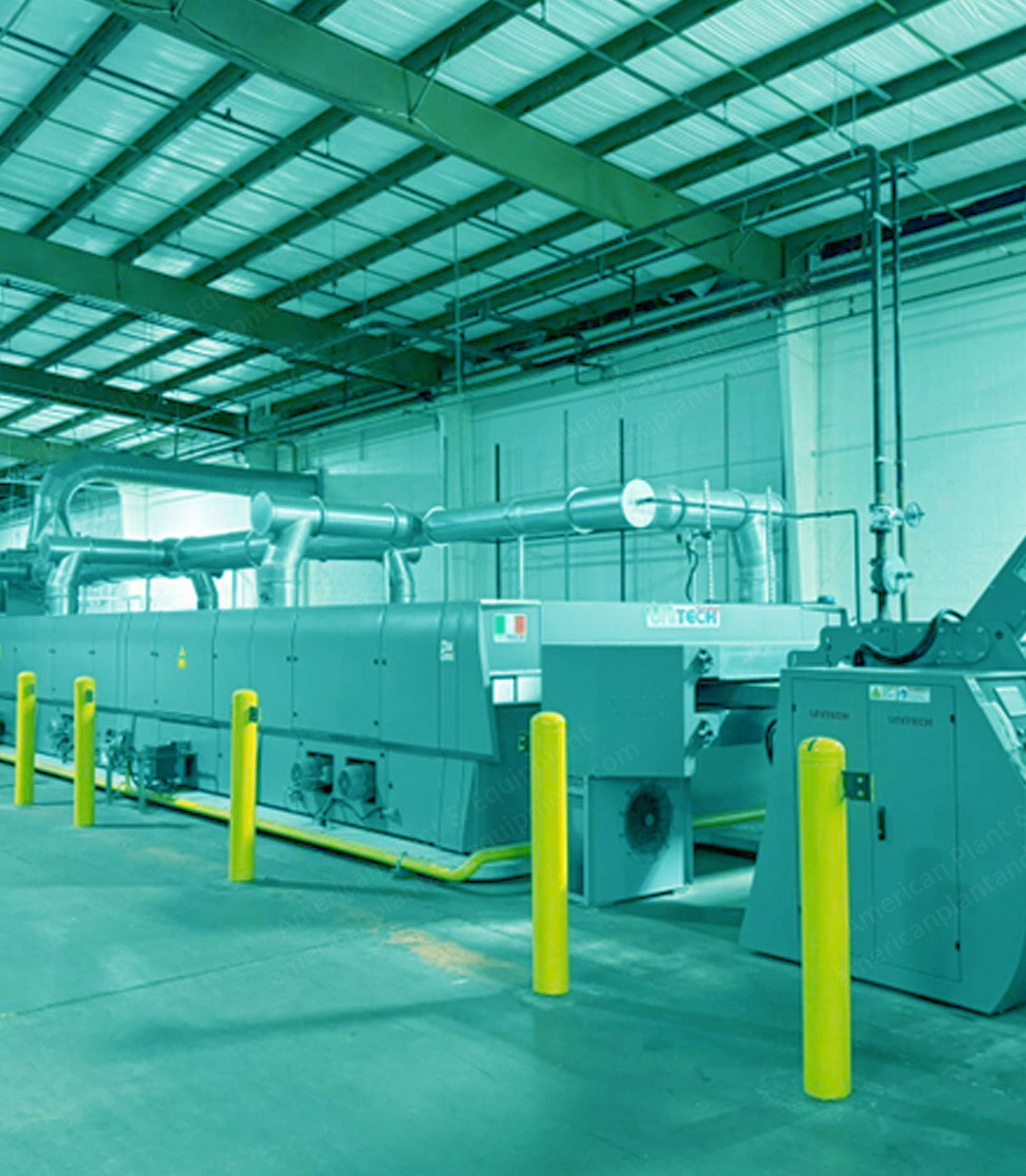 Unitech Stenter Frame, 2000mm, 2019, 6 Chambers, Gas Fired, Bianco Padder & Weft Straightener