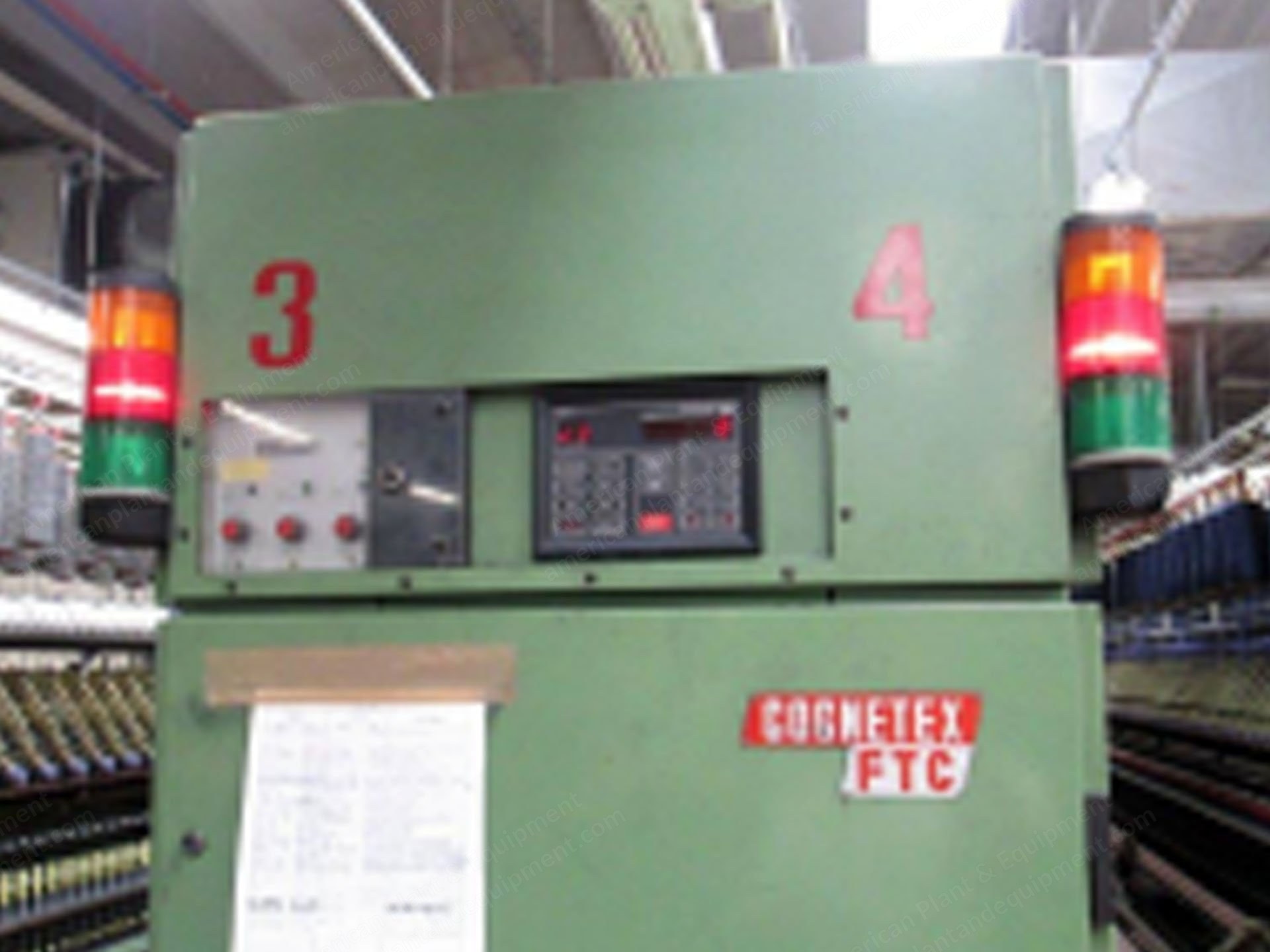 Cognetex, FTC 7L, 1985, Worsted Spinning Frame, 576 Spindles, Gauge 75, Ring Diameter 51mm