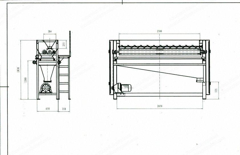 NovaStar, CG163, Scatter Coating Head, 2000mm Working Width