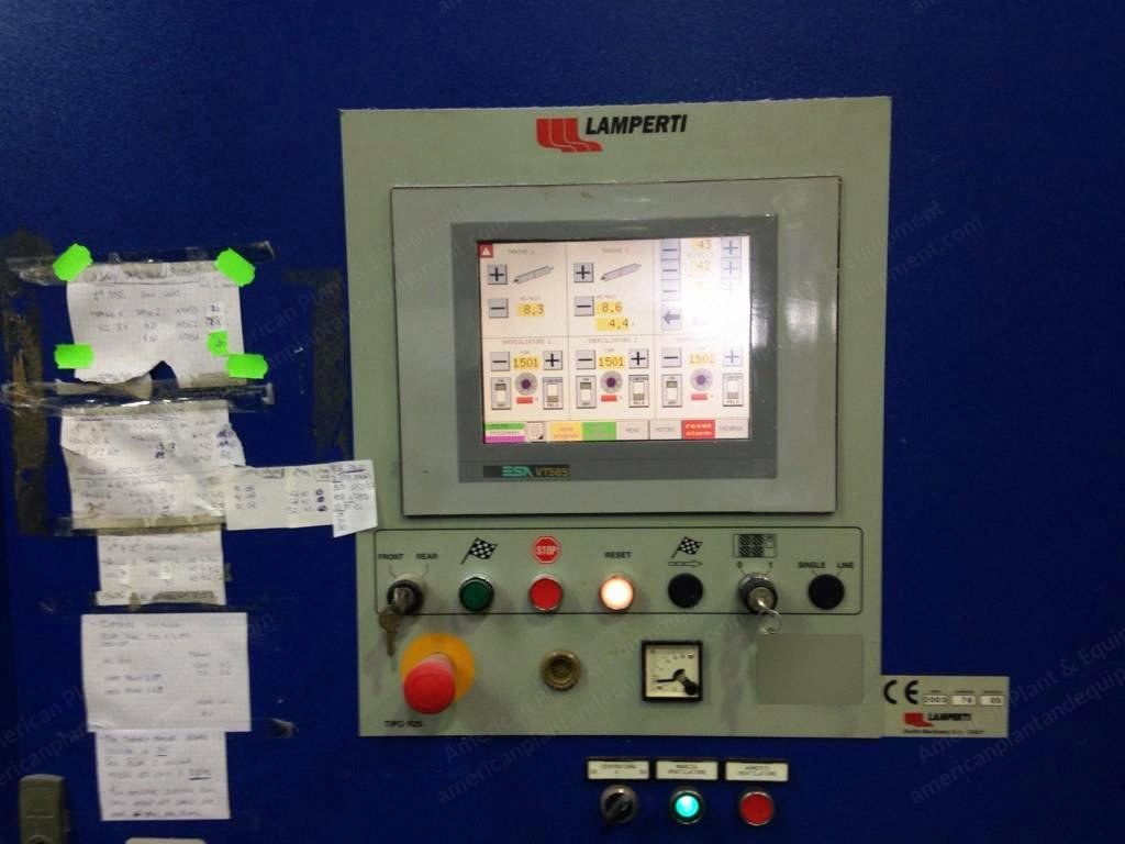 Lamperti Emerising Machine, 2003, 2400mm, 3 Cylinders, Carbon Brushing