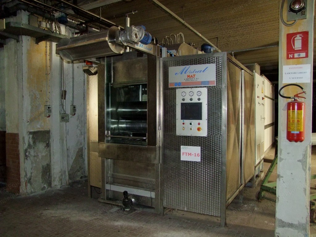 Mat, Mistral, 2005, Wet and Dry Finishing Machine, 150 kg Capacity, 800 m/min