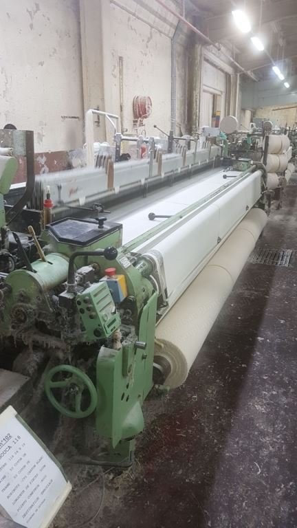 Sulzer, PU 153 VSD 110 KR D1, 1985, 153" (390cm) Width, 4 Colors, Staubli KR 2430 Dobby