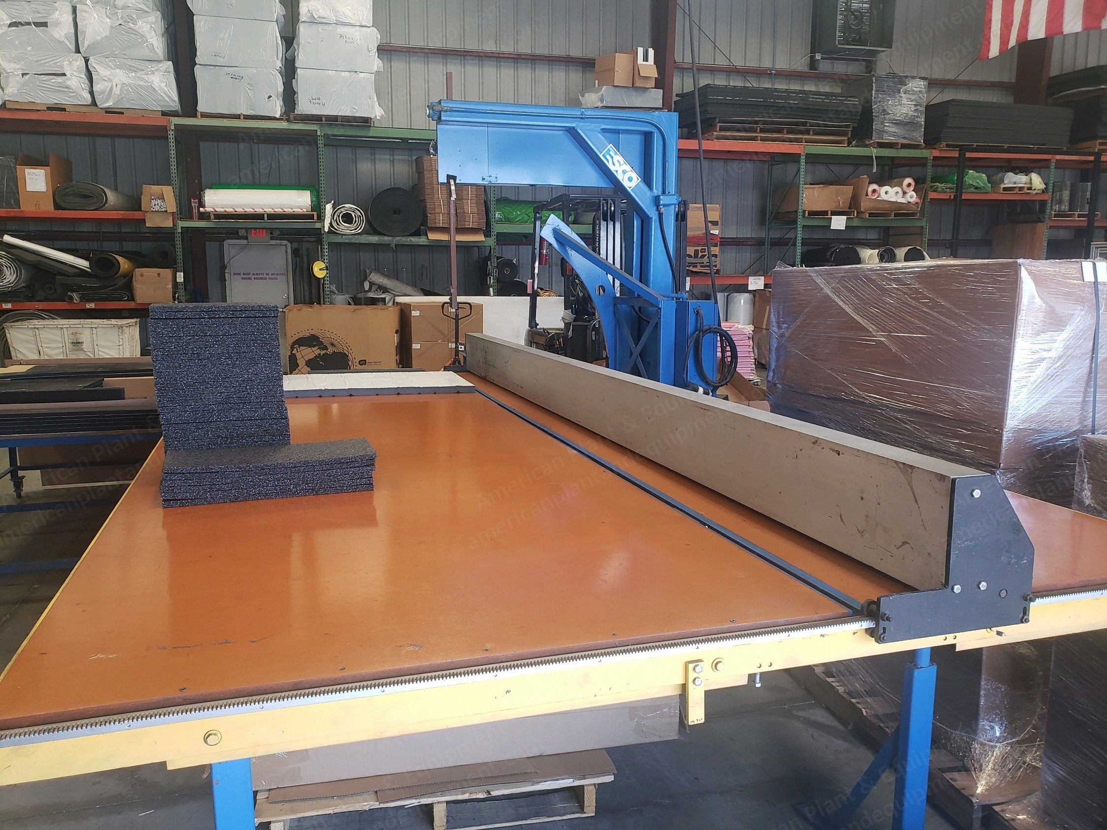 Edge Sweets, A-2, Manual Tilt Foam Saw, 36" Cutting Height, 48" Cutting Width Outside Blade