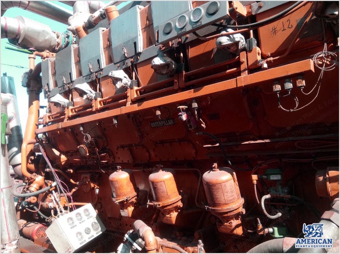 Caterpillar, 3612, 2006, 3640 kWe Continuous, 11 kV, 60Hz, Diesel Generator