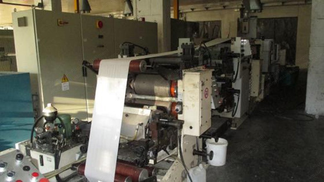 Omet, TV 503, Napkins Machine, 1600 napkins/min, 2 Colours, 2 Unwinders