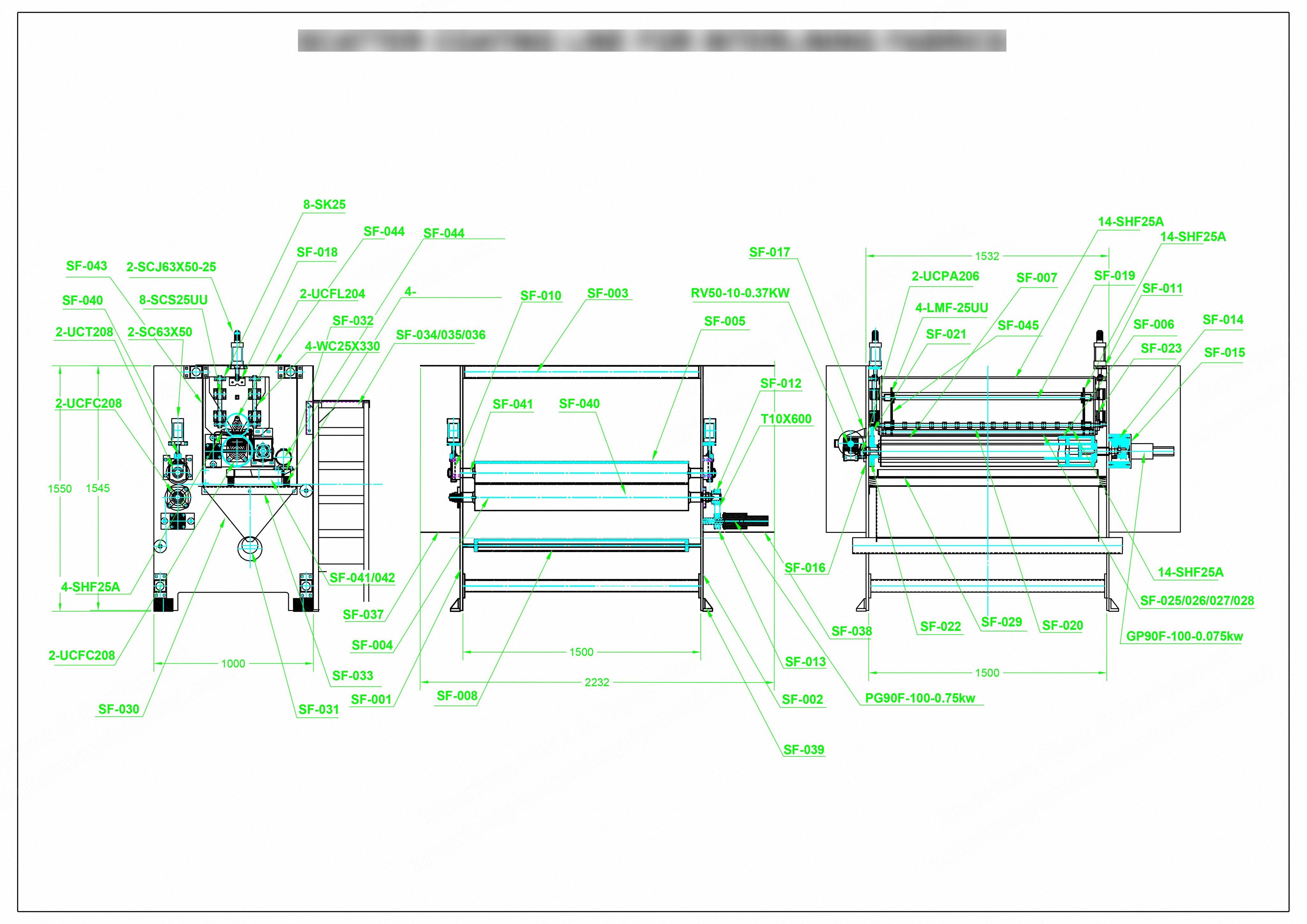 NovaStar, LC141, New, Scattering Interlining Coating Machine, 1200mm to 1600mm Coating Width, 5-40 m/min Speed