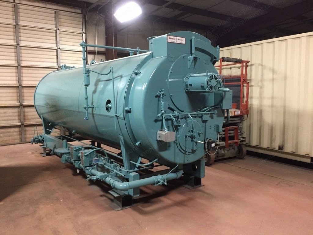 Cleaver-Brooks, 200 HP, Rebuilt Boiler, Gas and No. 2 Oil, 150 PSI