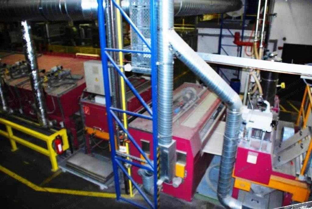 Caratsch, Menschner, Schaetti, Betacontrol Coating Line, 1978, 2000mm Width, Gas Heated, Modernized 2010