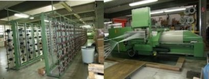 Karl Mayer, Sectional Warping Machine, 2000, 2200mm Width, Benninger 400 Position Creel
