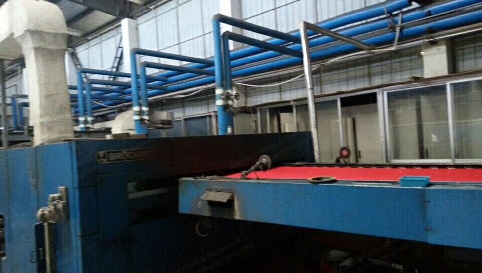 Bruckner Stenter, 2002, 2000mm Working Width, 8 Chambers, Oil Heated, Horizontal Clip Chain