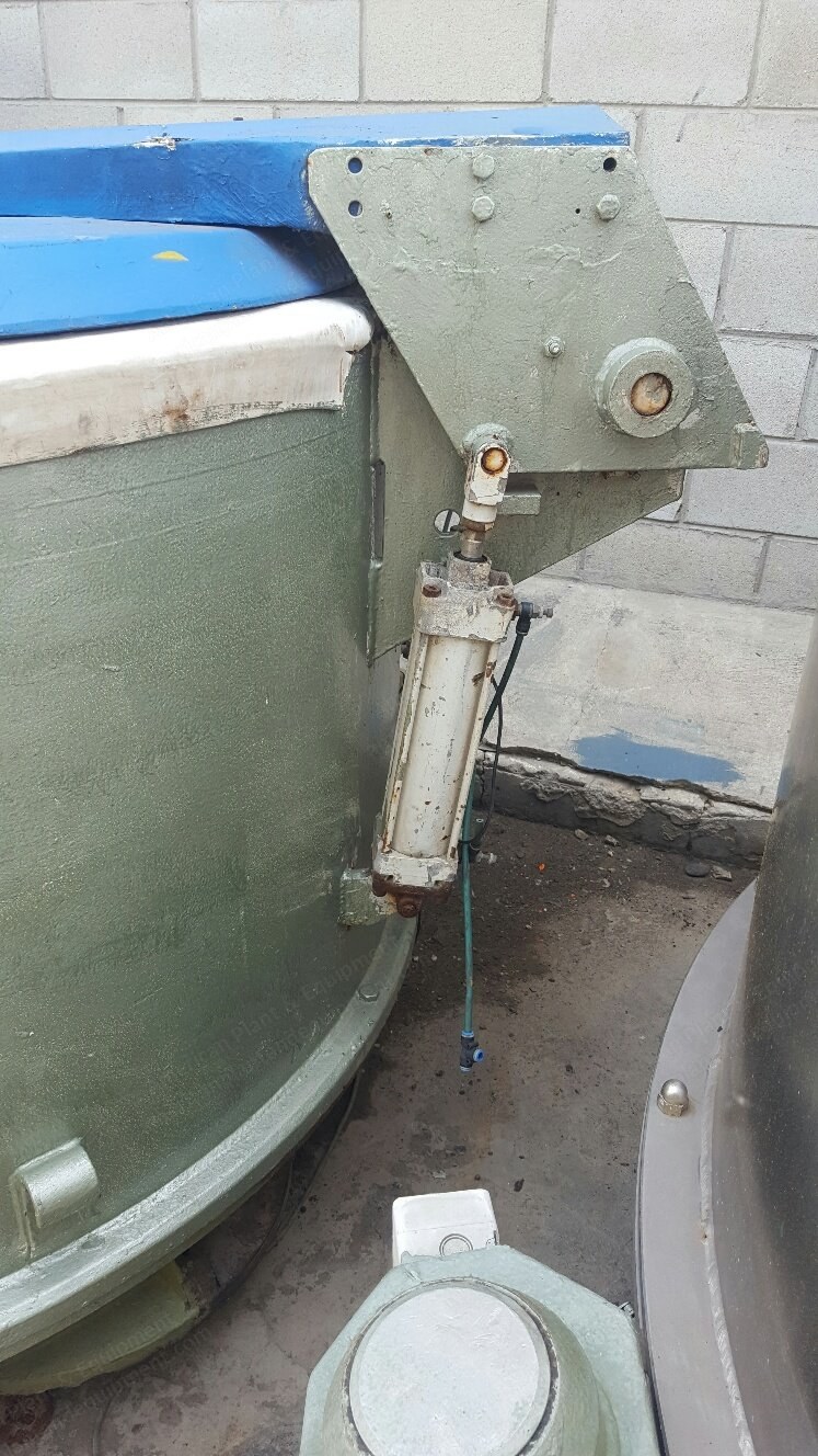 Krantz, D-5100 Aachen BRD, 1991, Centrifugal Dryer, 350 kg Capacity, 1500mm Diameter, 700 RPM