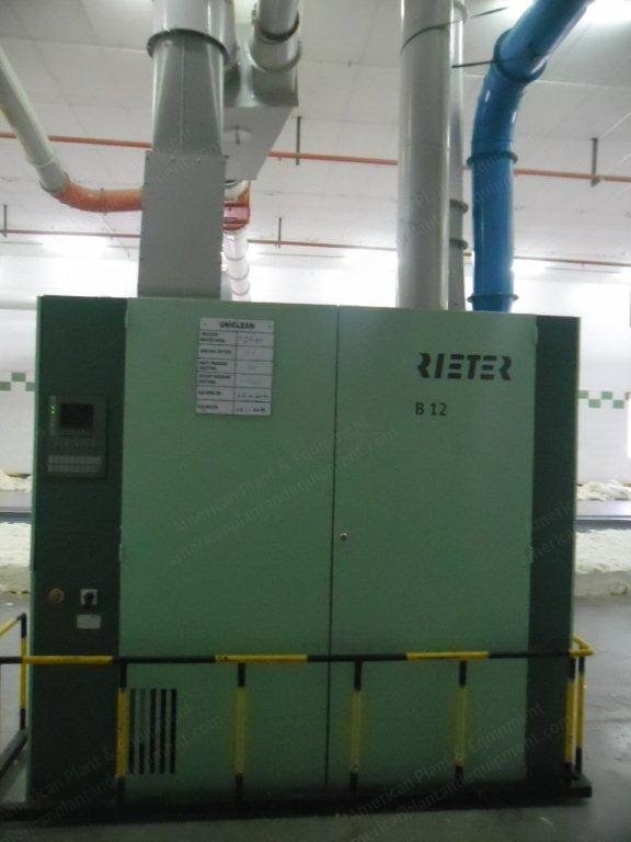 Rieter, B12, 2010, Uniclean, 1000kg Capacity, 11.25 kW