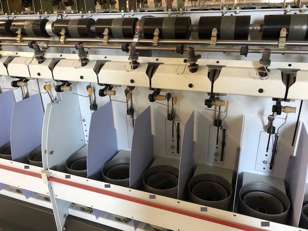 Volkmann, VTS-10, 2005, Two-For-One Twisting Machine, 220 Spindles, 6" Traverse, 4.20 Conical
