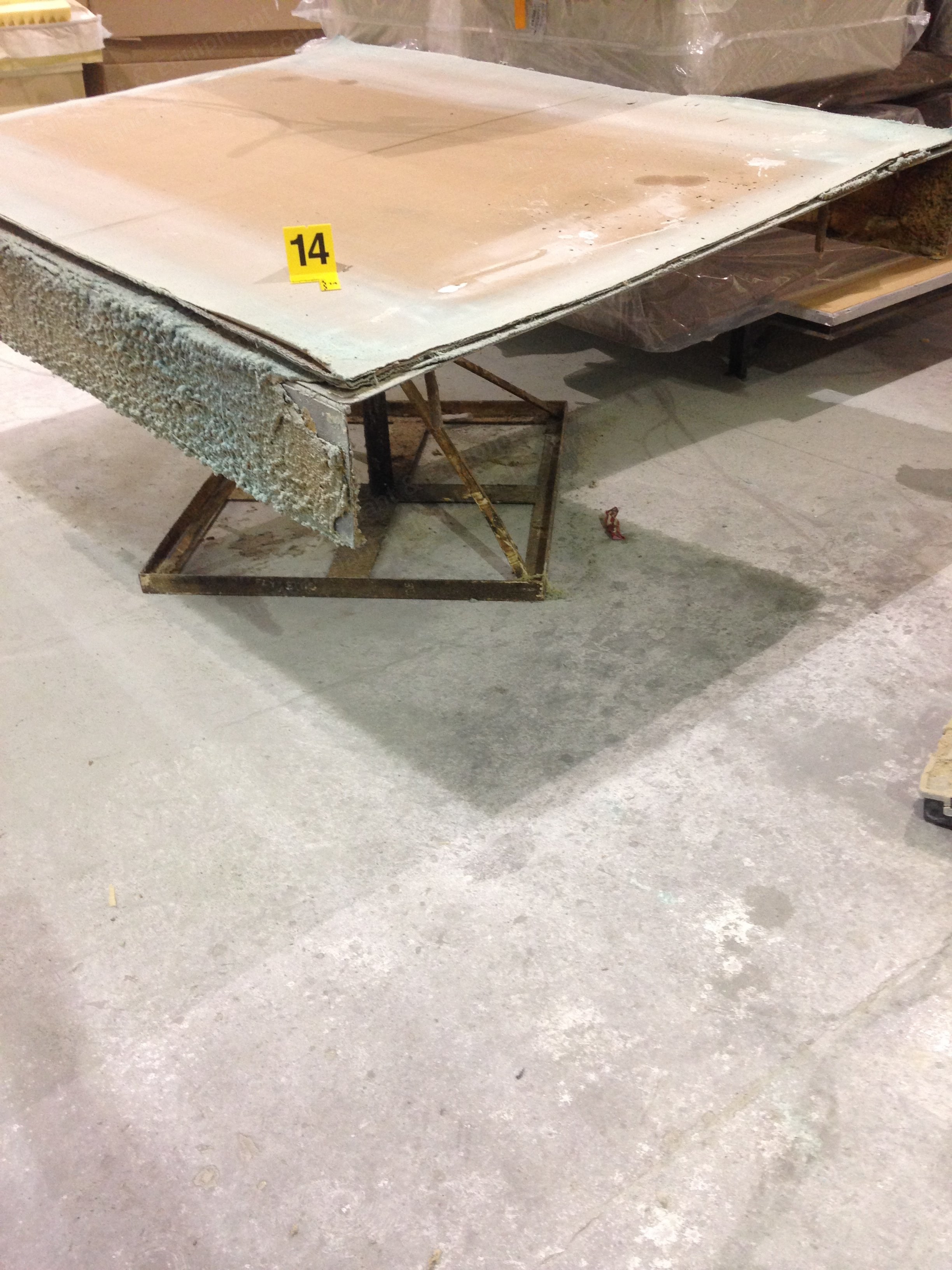 Homemade, Turn Tables, 61" x 80", Glue Spraying