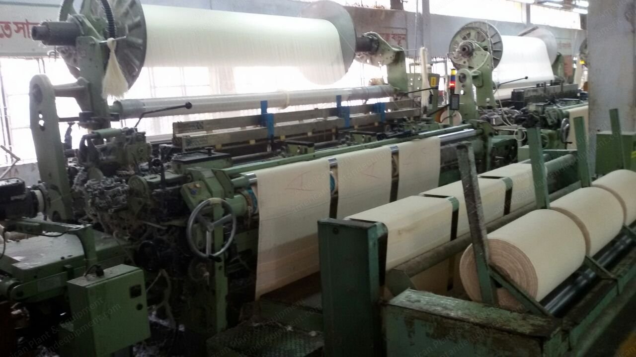 Sulzer, PU and P7100, 1982 to 1988, Terry Looms, 3900mm, 4 Colors