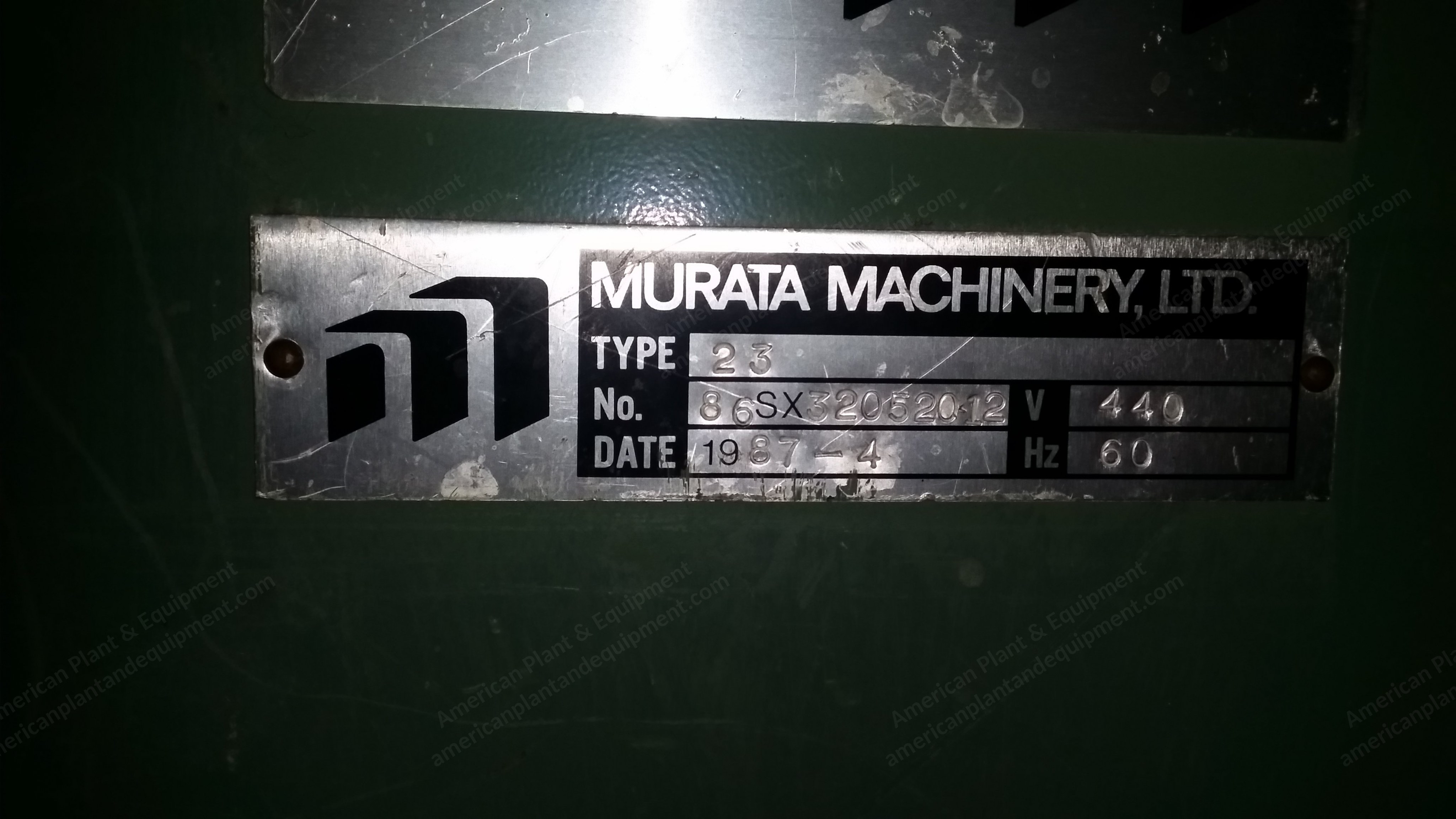 Murata, 23, 1987, Double Winder, 120 Spindles, 2 Ply, with Measuring Device