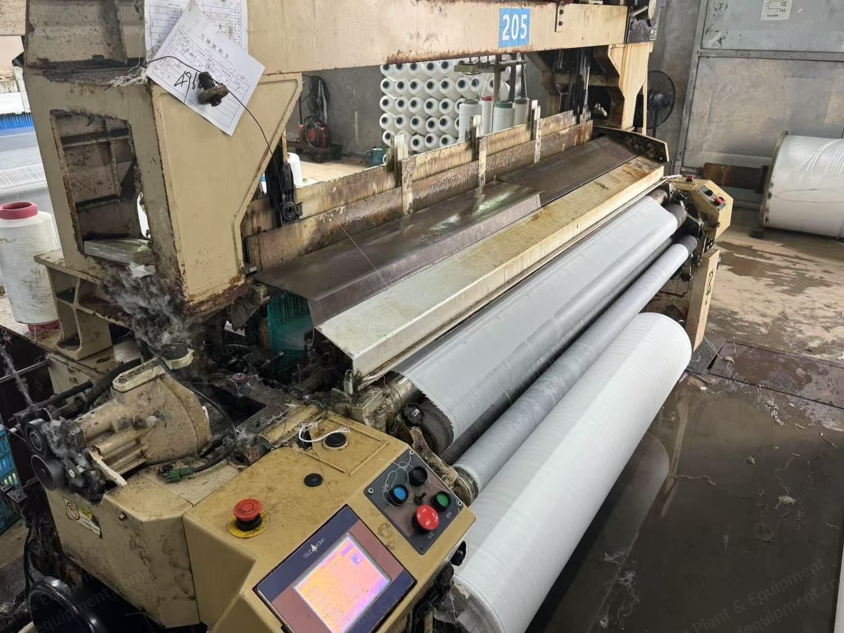 Tsudakoma, ZW408, 2008 to 2010, Water Jet Loom, 1900mm Working Width, Niupai Cam