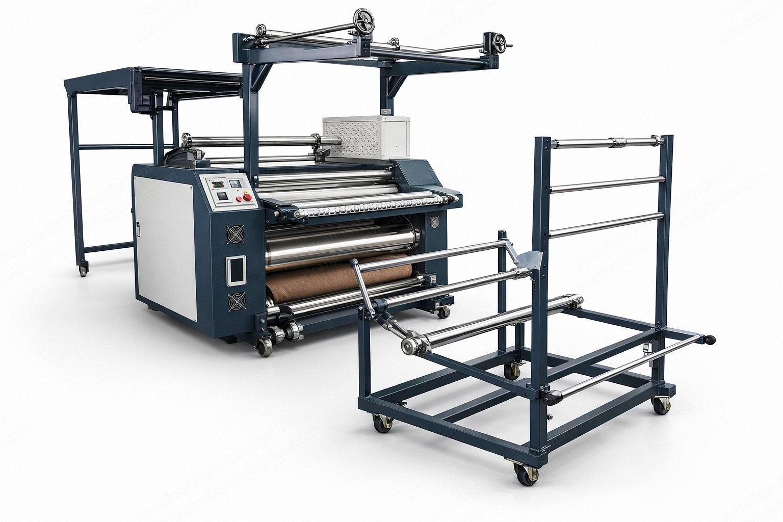 NovaStar, NF198, New, Narrow Web Calender Heat Press, up to 800 mm Transfer Width, 100% Oil Filled Drum