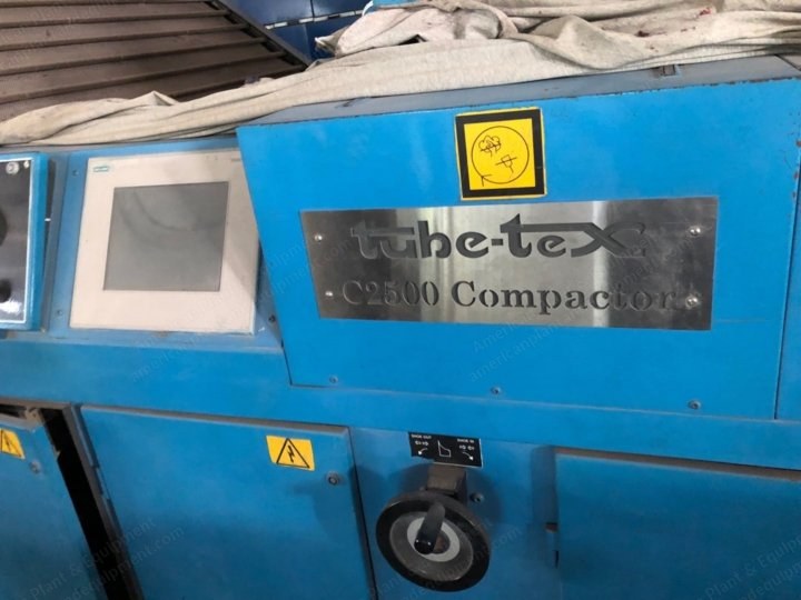 Tubetex, Open Width Compactor, 2003, 2500mm Working Width