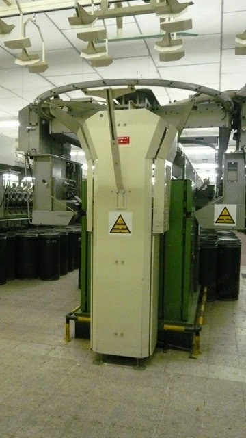 Schlafhorst, ACO240, 1991, Open End Spinning Machine, 192 Rotors, 6" Cylindrical Exit, 2 Robots
