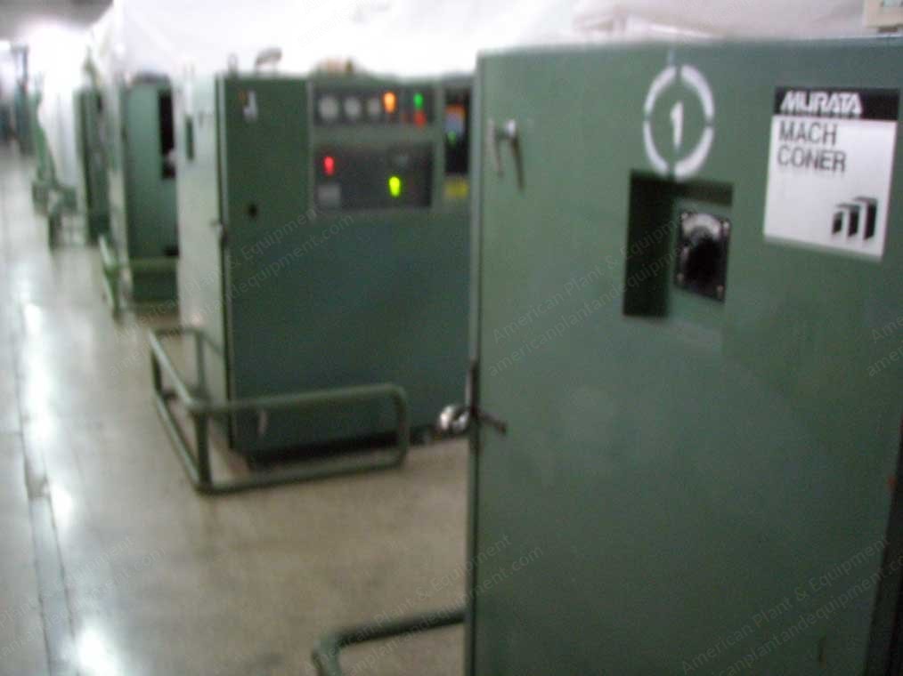 Murata, Machconer 7-II, 1992, 60 Spindles, Steel Drum, Magazine Feed, Uster Polymatic