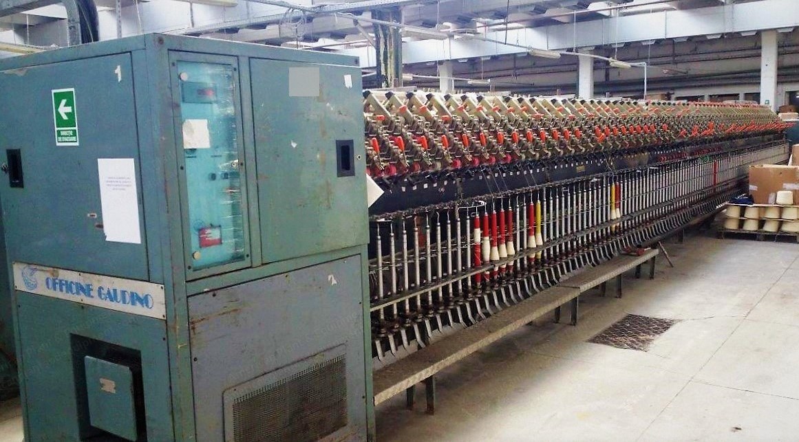 Gaudino, FPK 450 8C, 1987, Semi-Worsted Spinning Machine, 140 Positions, Ring 90mm, Gauge 120mm