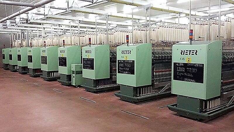 Rieter, K45, 2014, Complete Ring Spinning Plant, 16320 Spindles