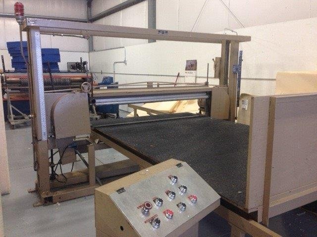 Edge Sweets, 10-72, Horizontal Saw, 72x120 inch Table, 30 inch Blade Height, Tilting Head