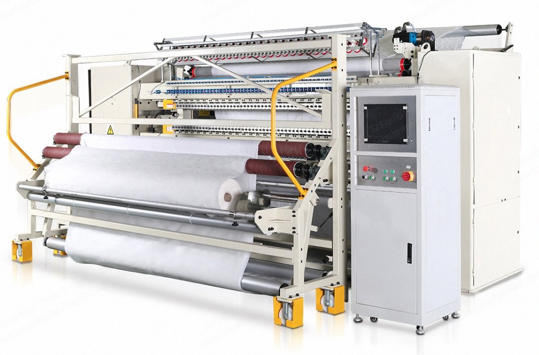 NovaStar, QL261, Computerized Multi-Needle High Speed Rotary Hook Quilting Machine, Single or Double Needle Rows