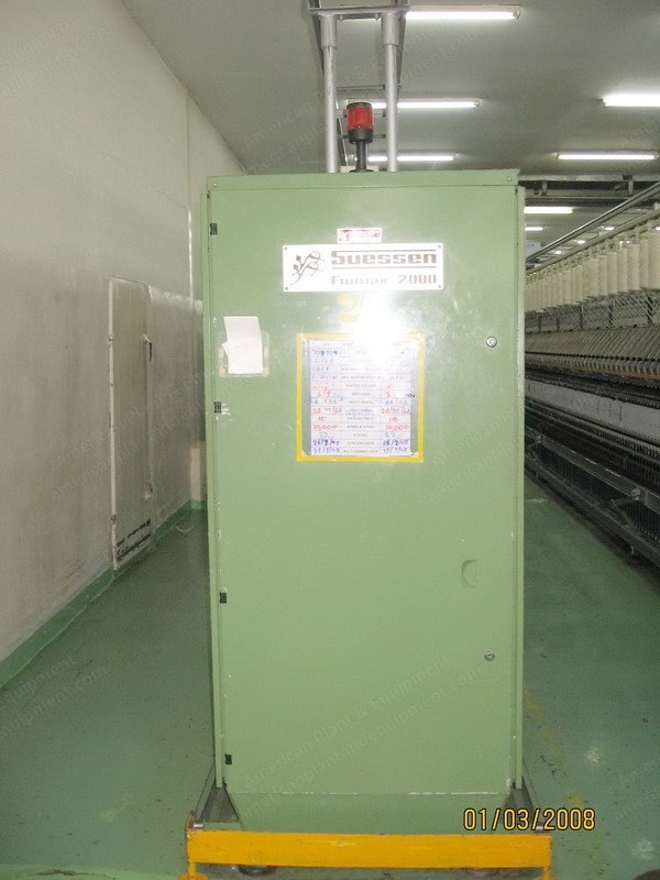 Suessen, Fiomax, 1995, 1008 Spindles, 75mm Gauge, 48mm Ring Diameter