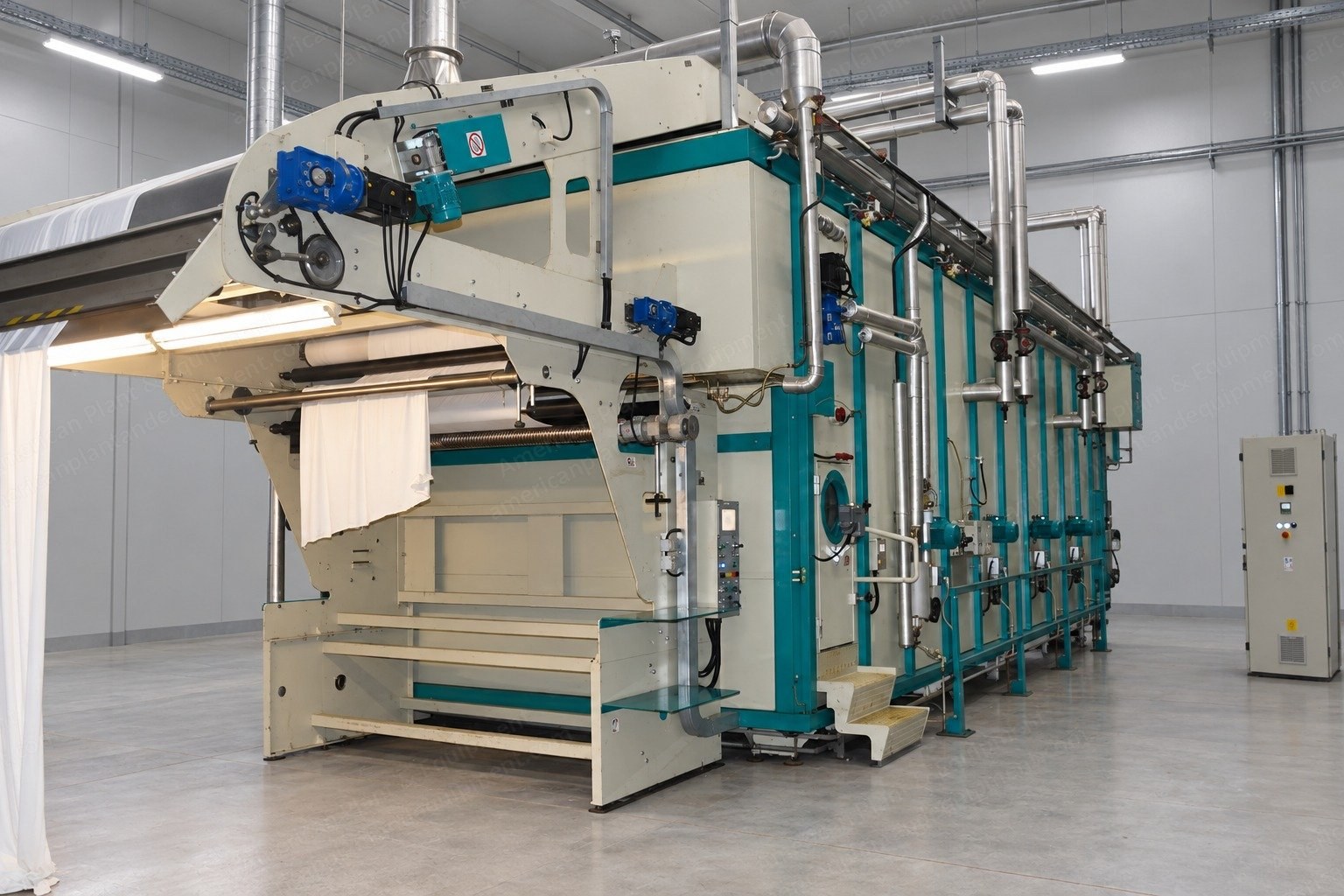 Salvade, VPM500 WW220, 2019, Fabric Steamer, 2200mm Working Width, 500m Fabric Content, 80m/min Max Speed
