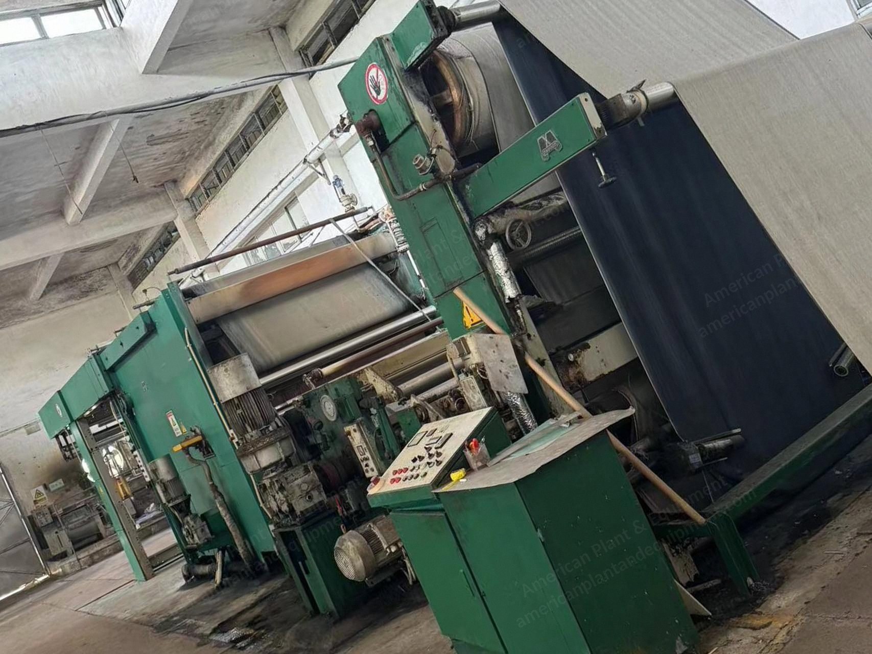 Monforts, Sanforizing Machine, 2002, Working Width 1800mm, Drum Diameter 2400mm