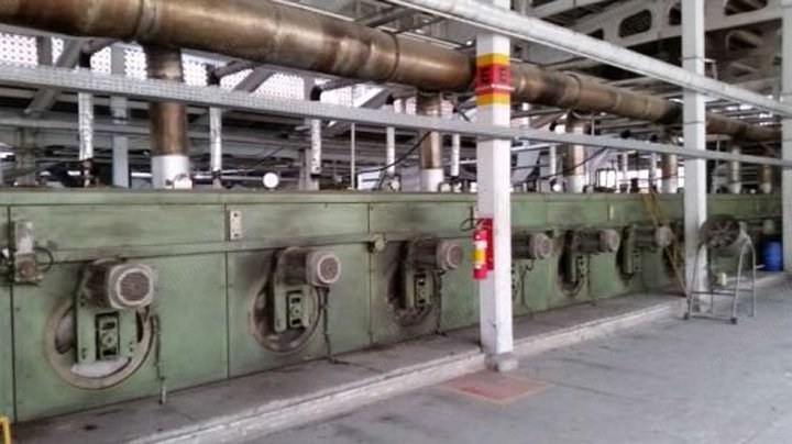 Krantz-Reisky Stenter Frame, 10 Chambers, 1700mm, Pin and Clip, Steam Heated