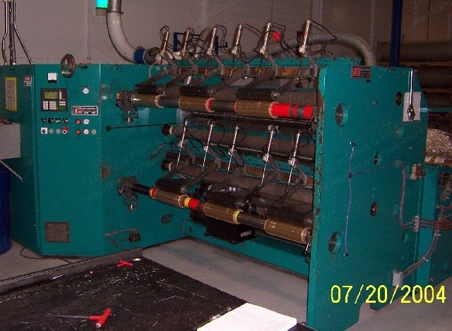 Dusenbery, 835, 1997, Web Width 72", 24" Rewind Diameter, 1500 FPM