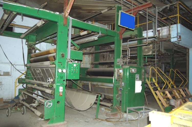 Benninger Pad Steam Dye Range, 2200mm Working Width, 1983