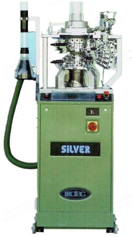 Matec, Silver 1L, 2004, Cylinder 3 3/4", 160 Needles, Gauge 14
