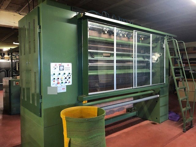 Lafer, SSM 2000 / SST 2000, 1992, Tandem Line for Longitudinal and Cross-Cutting of Scarves, Width 2000mm